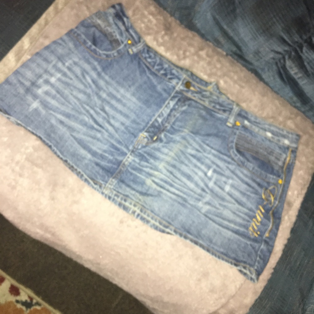 G-Unit throw back mini skirt